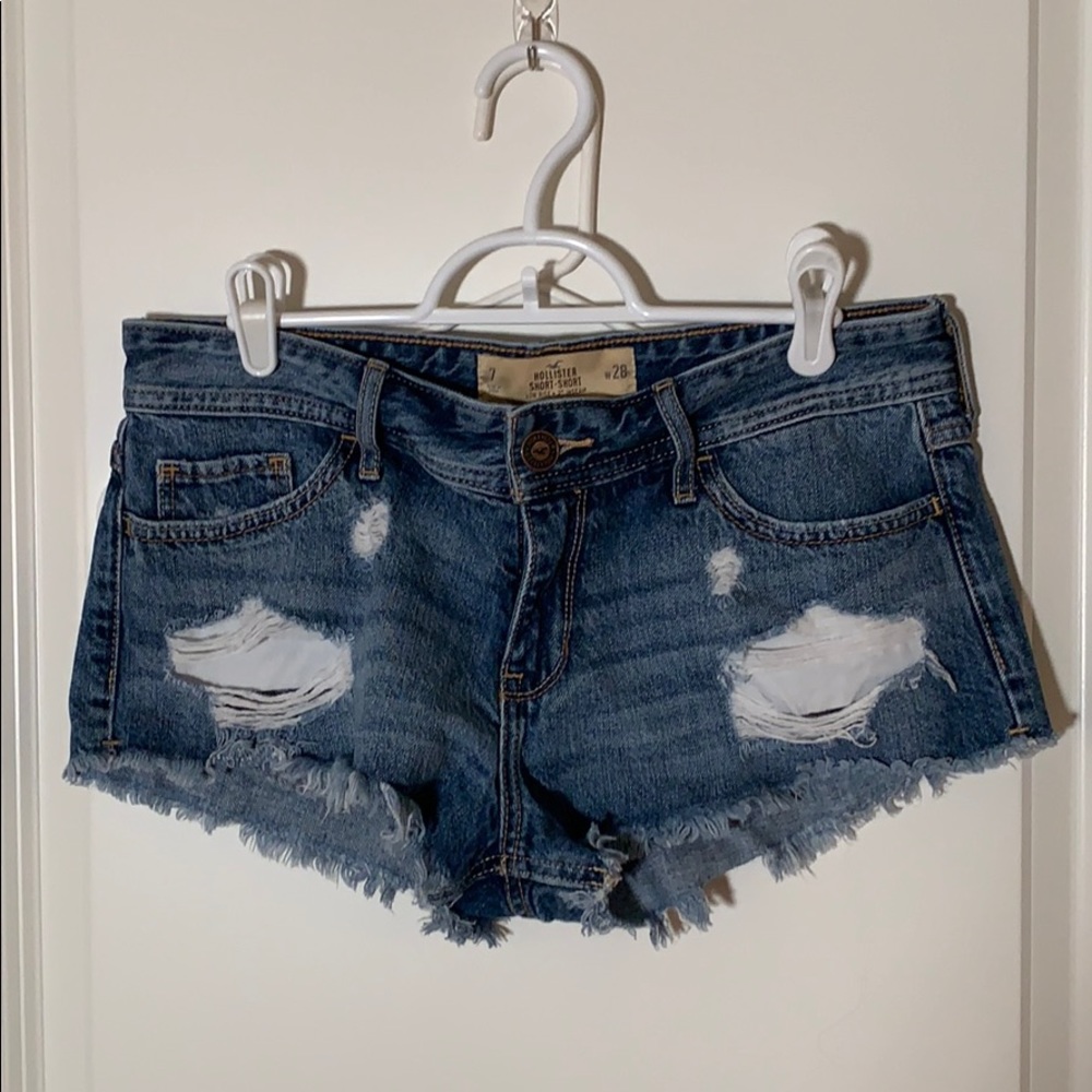 hollister jean shorts